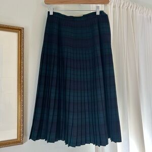 Vintage Midi Pendleton Plaid Skirt